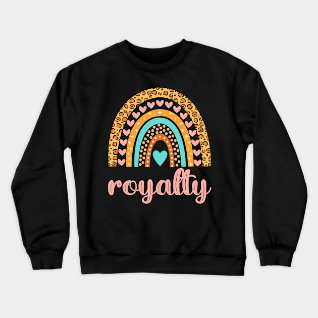 Royalty Name Royalty Birthday Crewneck Sweatshirt by CreativeShirt